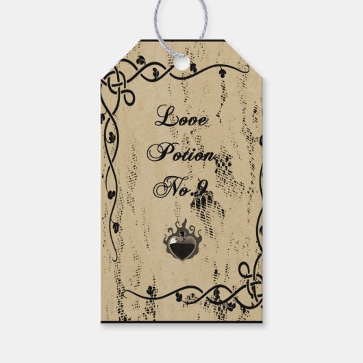 ハロウィーンヴィンテージ紙ギフトラベル ギフトタグ (正面)