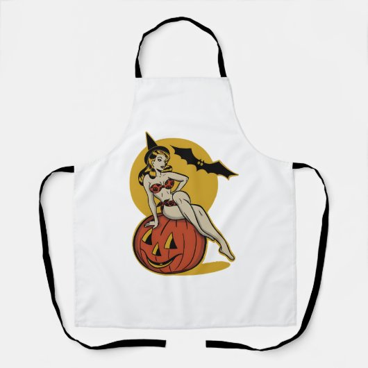 ハロウィーンヴィンテージ エプロン (正面)