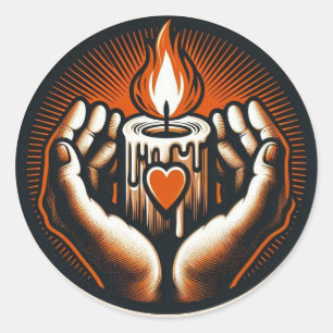 ハロウィーンヴィンテージ ラウンドシール