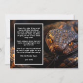 ハロウィーンヴェノム&ビベス 招待状 (裏面)