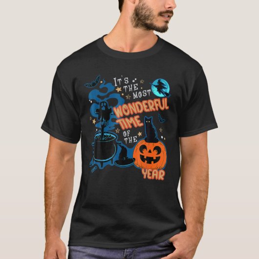 ハロウィーン一年で最も素晴らしい時間だ Tシャツ (正面)