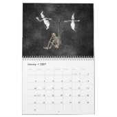 ハロウィーン一年中続く カレンダー (1月 2027)