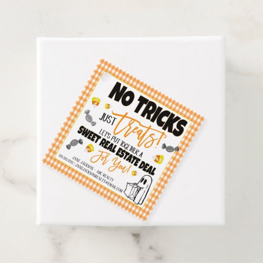 ハロウィーン不動産仲介業者ギフトラベル フェイバータグ (インサイチュ)