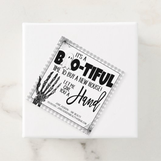 ハロウィーン不動産仲介業者ギフトラベル フェイバータグ (インサイチュ)