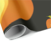 ハロウィーン不気味カボチャ ラッピングペーパー (ロールコーナー)