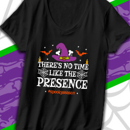 ハロウィーン不気味スピリットウィッチハット面白いハロウィーン Tシャツ