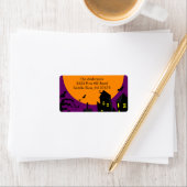 ハロウィーン不気味ナイト差出人住所ラベル ラベル (インサイチュ)