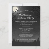 ハロウィーン不気味ナイト招待状 招待状 (裏面)