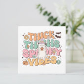 ハロウィーン不気味ユーモア 招待状 (スタンド正面)