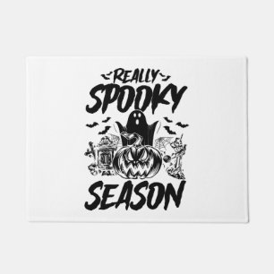 ハロウィーン不気味本当の季節 – ハローウィンパーティ ドアマット