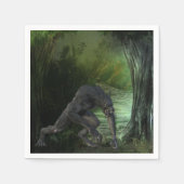 ハロウィーン人狼ダークフォレスト スタンダードカクテルナプキン (正面)