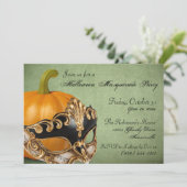 ハロウィーン仮装パーティの招待状 招待状 (スタンド正面)