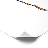 ハロウィーン仮装不気味コスチュームの卵形 ポスター (コーナー)