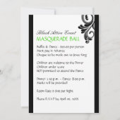 ハロウィーン仮装招待状 招待状 (裏面)