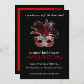 ハロウィーン仮装招待状 招待状 (正面/裏面)