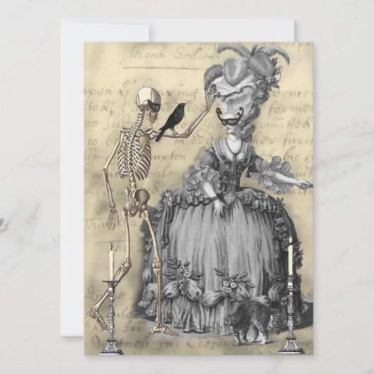 ハロウィーン仮装舞踏会2 招待状 (正面)