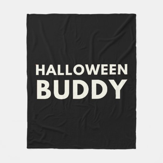 ハロウィーン仲間 フリースブランケット (正面)