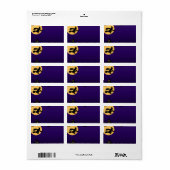 ハロウィーン住所 シール (フルシート)