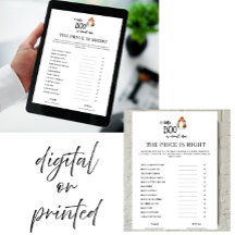 ハロウィーン価格は右ベビーシャワーゲームカード