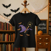 ハロウィーン先生へのギフト 魔法使いの帽子と杖 Tシャツ