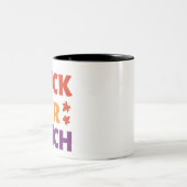 ハロウィーン先生トリック教えまたは ツートーンマグカップ (中央)