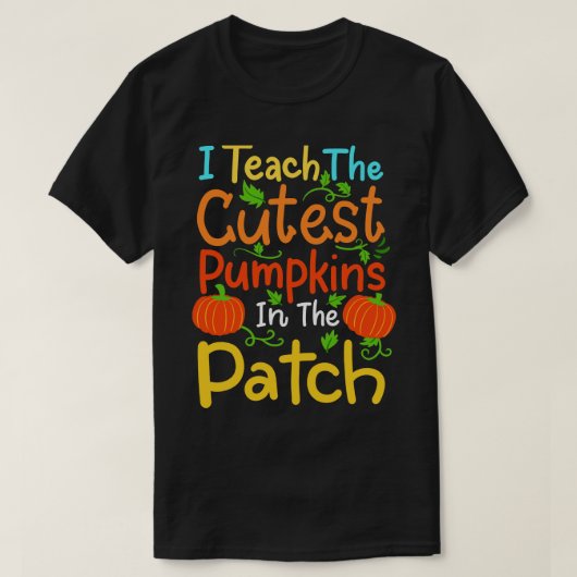 ハロウィーン先生パンプキン Tシャツ (デザイン正面)