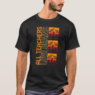ハロウィーン先生ラブブレーンコテージコアコスチューム Tシャツ