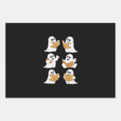 ハロウィーン先生幽霊読ズ・ブックス・ライブラリアン ラッピングペーパーシート (正面)