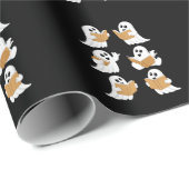 ハロウィーン先生幽霊読ズ・ブックス・ライブラリアン ラッピングペーパー (ロールコーナー)