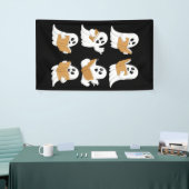 ハロウィーン先生幽霊読ズ・ブックス・ライブラリアン 横断幕 (トレードショー)