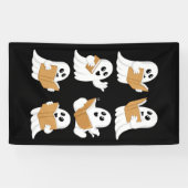 ハロウィーン先生幽霊読ズ・ブックス・ライブラリアン 横断幕 (横)