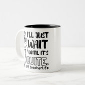 ハロウィーン先生秋先生 ツートーンマグカップ (正面左)