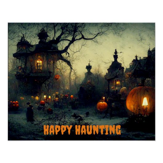 ハロウィーン光沢ポスター ポスター (正面)