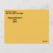 ハロウィーン写真はがき ポストカード (裏面)