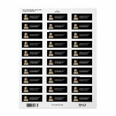 ハロウィーン写真、スカル&ジャックランタンラベル ラベル (フルシート)