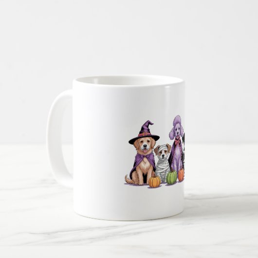 ハロウィーン分隊の犬 コーヒーマグカップ (正面左)