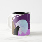 ハロウィーン切手コレクション「ハウリングナイト」 ツートーンマグカップ (正面左)