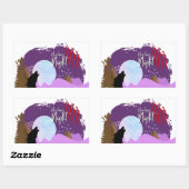 ハロウィーン切手コレクション「ハウリングナイト」 長方形シール (シート)