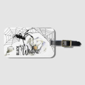 ハロウィーン切手コレクション「ブラックウィドウ」 ラゲッジタグ (正面横)