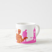 ハロウィーン切手コレクション「ミイラ解放」 エスプレッソカップ (正面右)