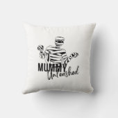 ハロウィーン切手コレクション「ミイラ解放」 クッション (裏面)