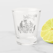 ハロウィーン切手コレクション「ミイラ解放」 ショットグラス (裏面)