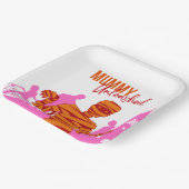 ハロウィーン切手コレクション「ミイラ解放」 ペーパープレート (傾斜あり)