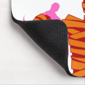 ハロウィーン切手コレクション「ミイラ解放」 マウスパッド (コーナー)