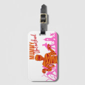 ハロウィーン切手コレクション「ミイラ解放」 ラゲッジタグ (正面縦)