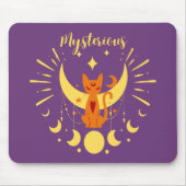 ハロウィーン切手コレクション「ミステリアス」 マウスパッド (正面)