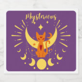 ハロウィーン切手コレクション「ミステリアス」 リキュールボトルラベル (シングルラベル)