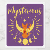 ハロウィーン切手コレクション「ミステリアス」 ワインラベル (シングルラベル)