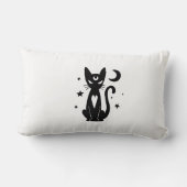 ハロウィーン切手コレクション"ミステリアス" 13" x 21" ランバークッション (裏面)