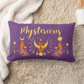 ハロウィーン切手コレクション"ミステリアス" 13" x 21" ランバークッション (ブランケット)